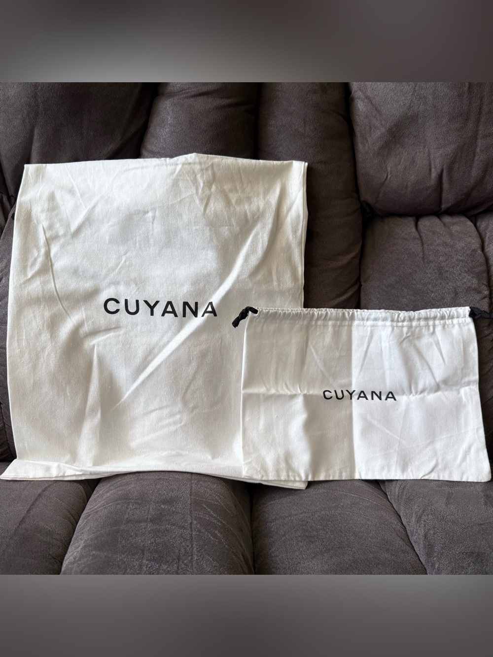 NWOT Handpainted Cuyana Small System Zipper Tote in Rioja + System Zip Pouch - Picture 3 of 16